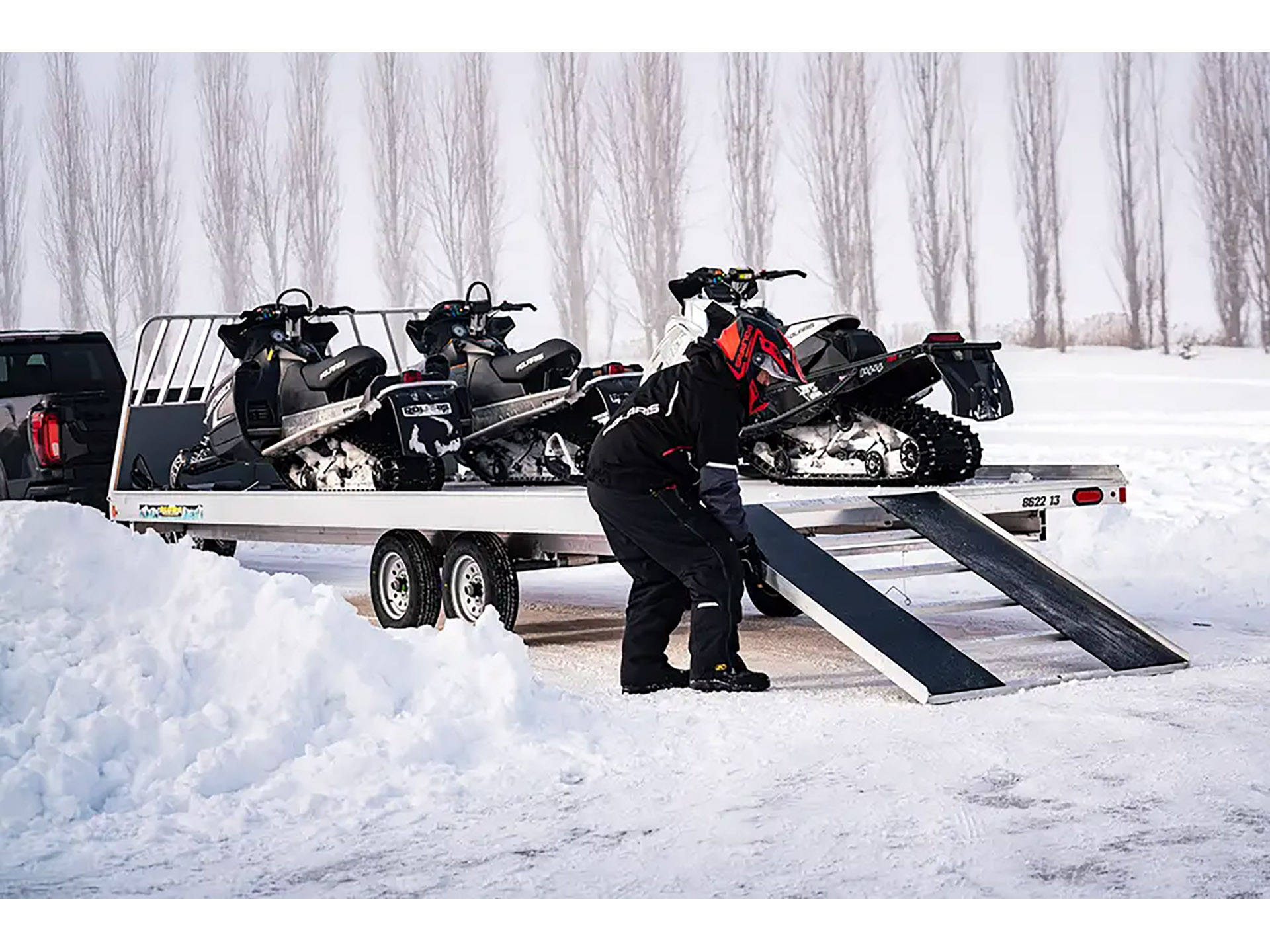 2025 ALUMA 4 Place Drive On / Off Snowmobile Trailers 264 in. in North Bend, Oregon - Photo 6