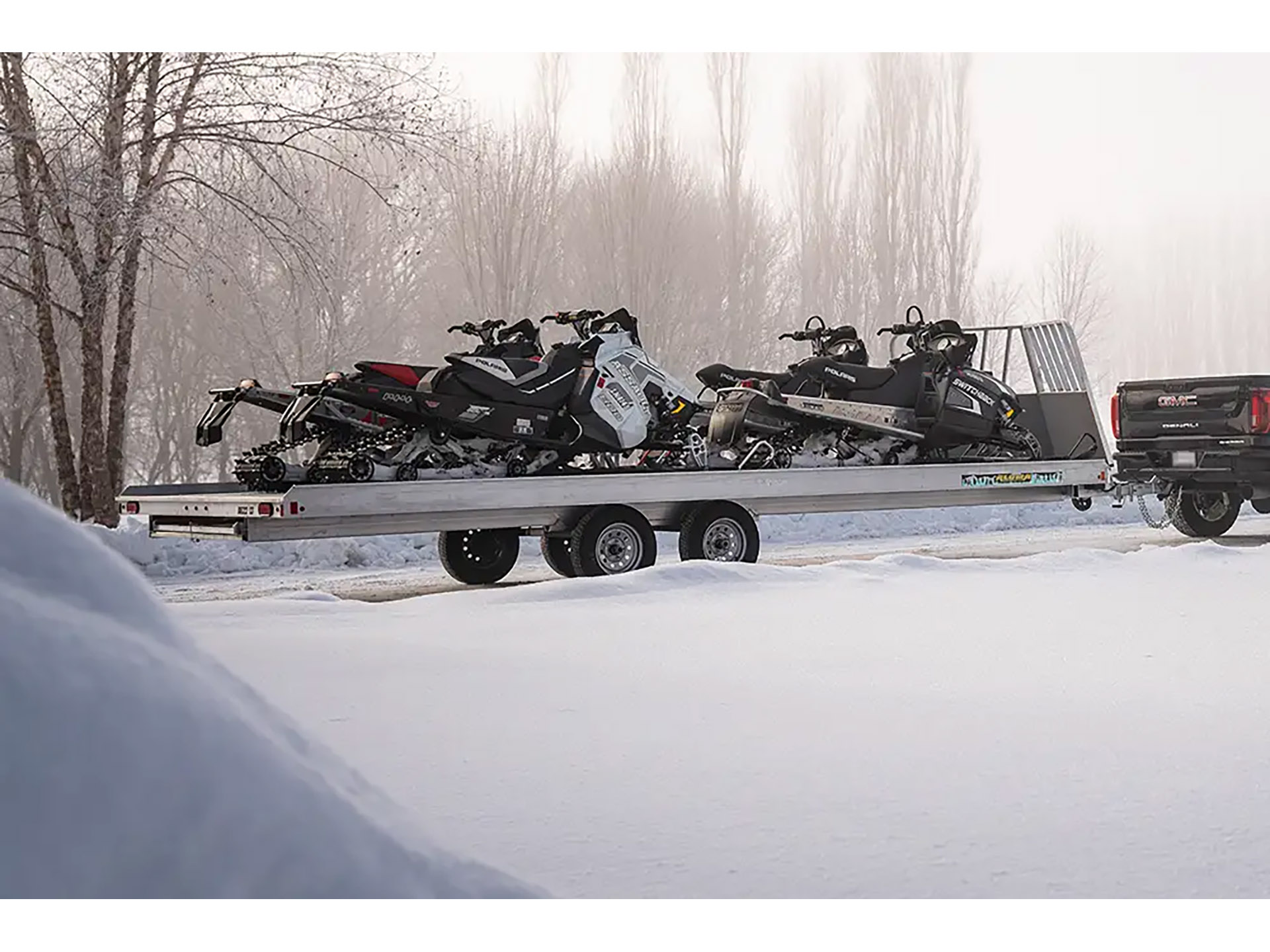2025 ALUMA 4 Place Drive On / Off Snowmobile Trailers 264 in. in North Bend, Oregon - Photo 7
