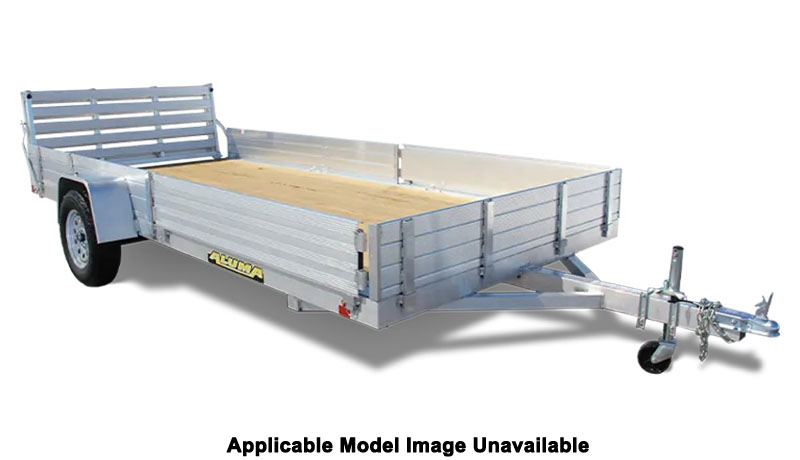 2025 ALUMA 81 Series Single Heavy Axle Utility Trailers Bi-fold Tailgate - 8115W-BT in North Bend, Oregon