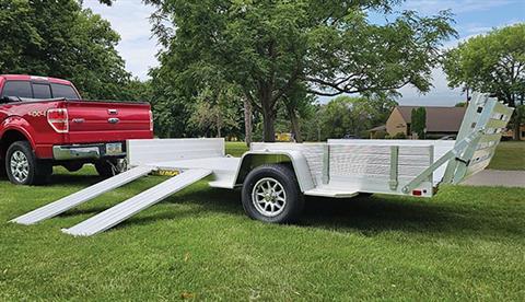 2025 ALUMA 81 Series Single Heavy Axle Utility Trailers Bi-fold Tailgate - 8115H-S-EL-R-BT-SR in North Bend, Oregon - Photo 1
