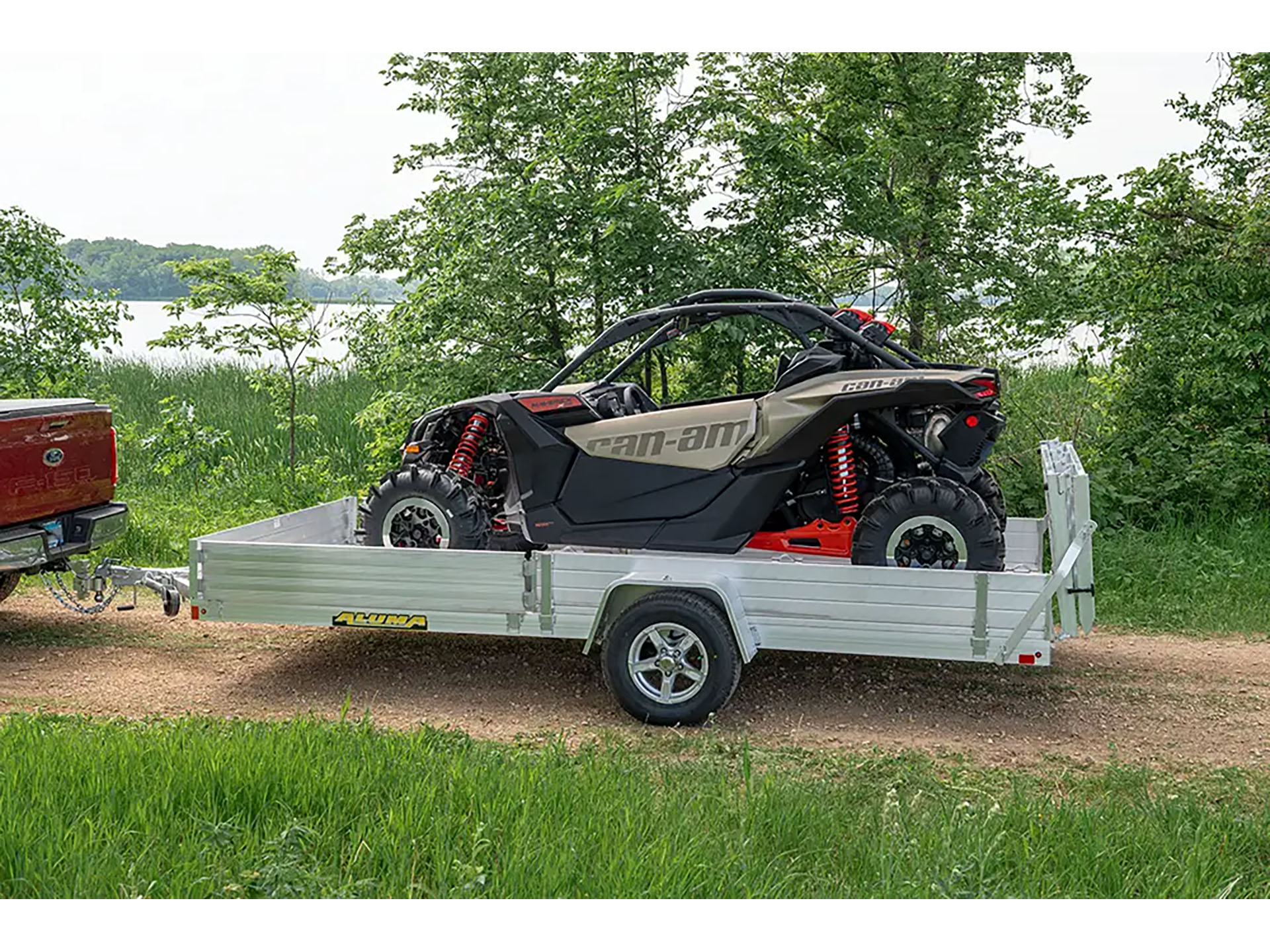 2025 ALUMA 81 Series Single Heavy Axle Utility Trailers Bi-fold Tailgate - 8115H-S-EL-R-BT-SR in North Bend, Oregon - Photo 3