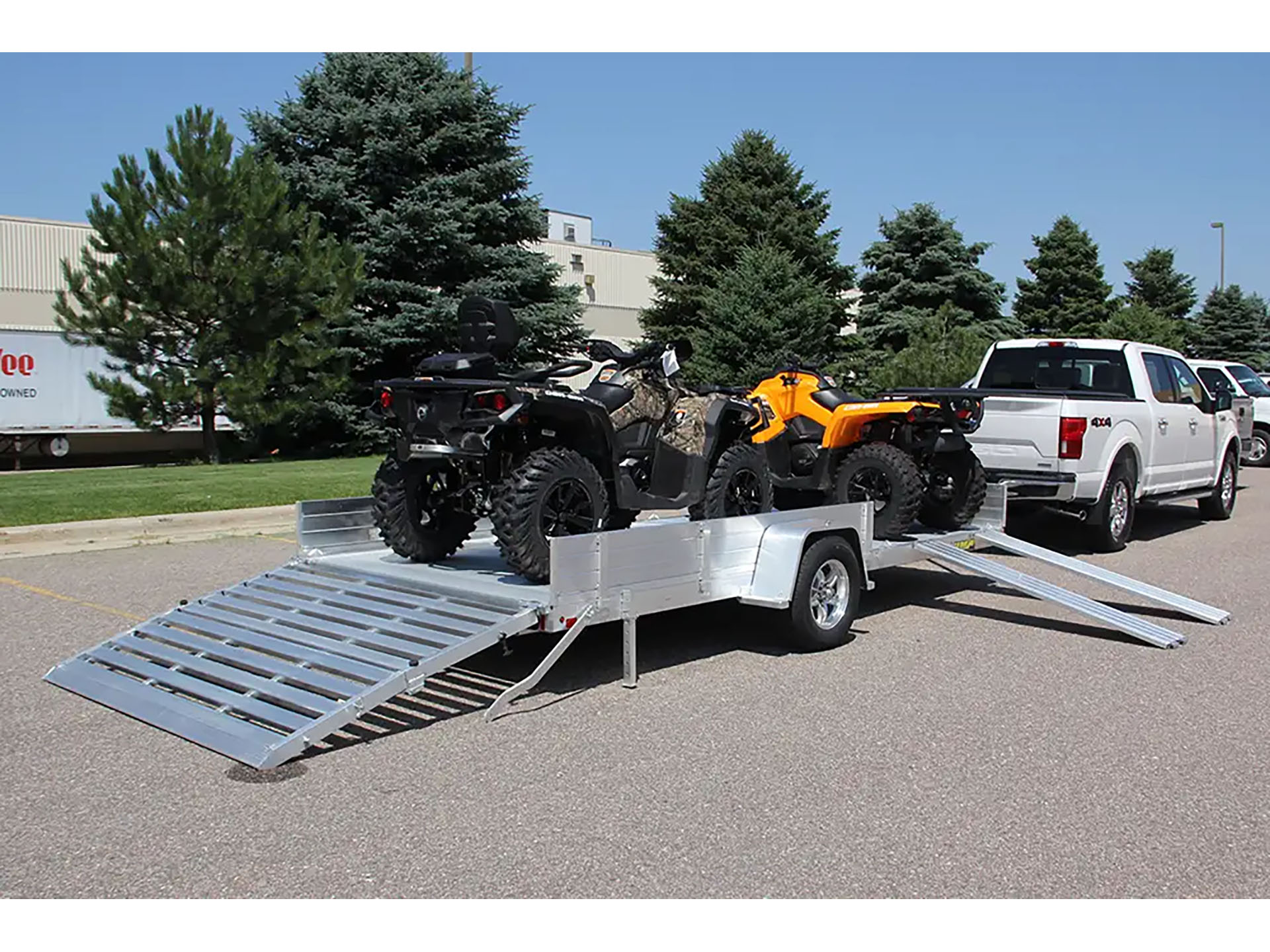 2025 ALUMA 81 Series Single Heavy Axle Utility Trailers Bi-fold Tailgate - 8115H-S-EL-R-BT-SR in North Bend, Oregon - Photo 7