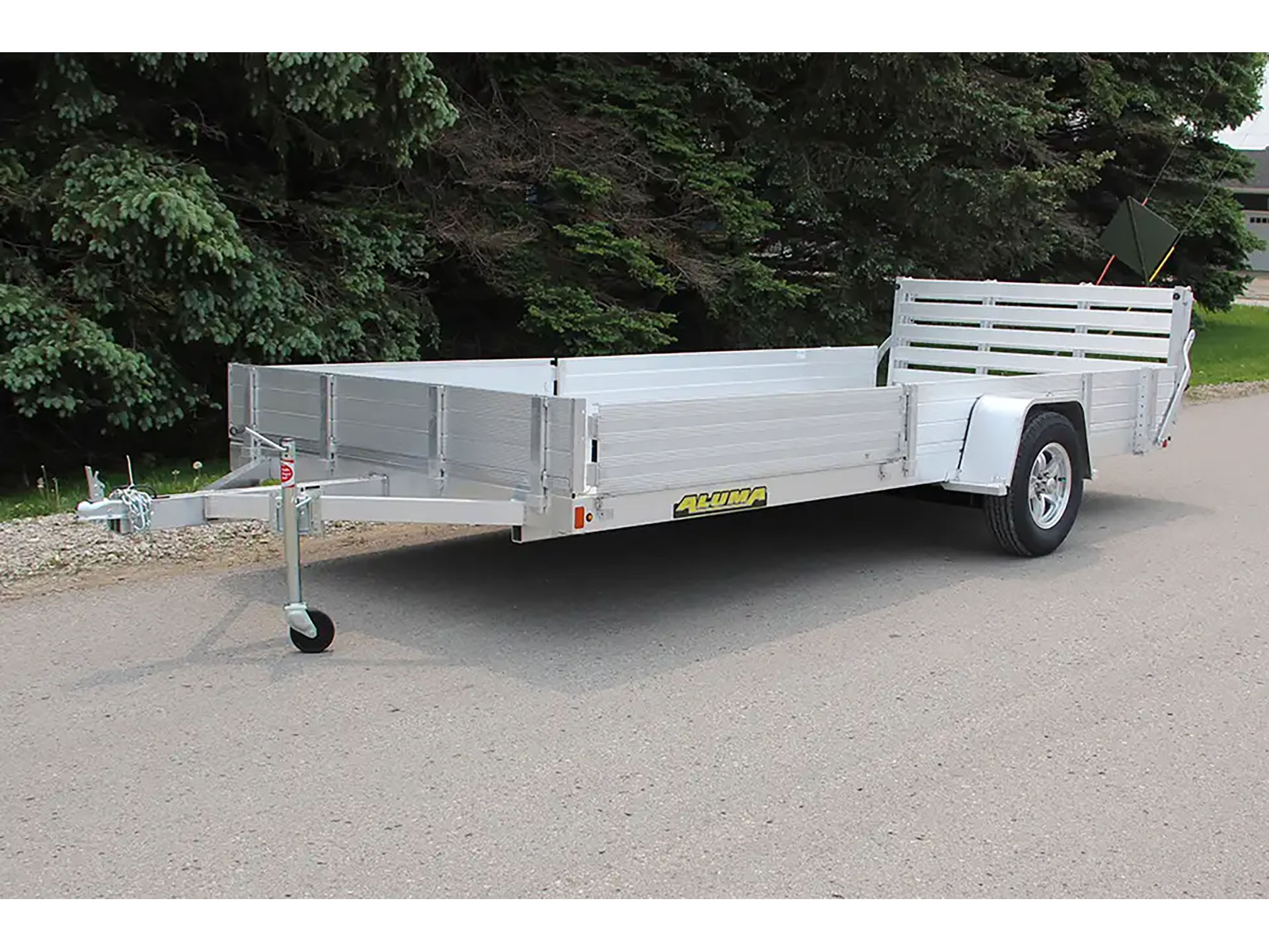 2025 ALUMA 81 Series Single Heavy Axle Utility Trailers Bi-fold Tailgate - 8115H-S-EL-R-BT-SR in North Bend, Oregon - Photo 8