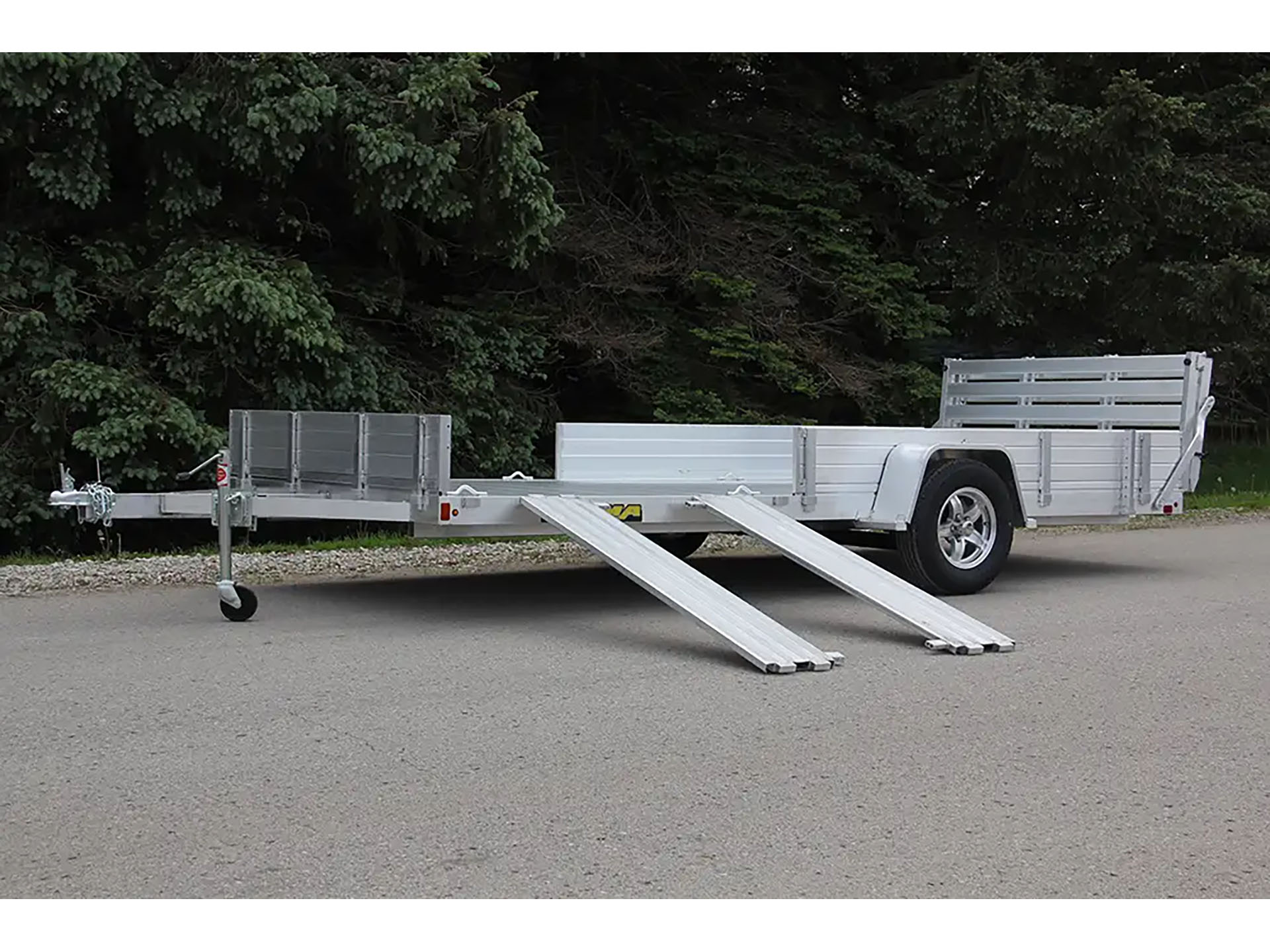 2025 ALUMA 81 Series Single Heavy Axle Utility Trailers Bi-fold Tailgate - 8115H-S-EL-R-BT-SR in North Bend, Oregon - Photo 9