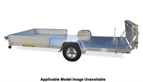 2025 ALUMA 81 Series Single Heavy Axle Utility Trailers Bi-fold Tailgate - 8112H-S-EL-R-BT-SR