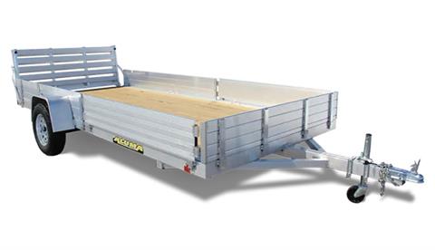 2025 ALUMA 81 Series Single Heavy Axle Utility Trailers Bi-fold Tailgate - 8115S-R-BT