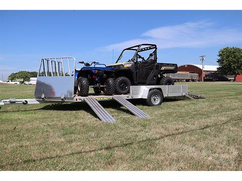 2025 ALUMA 81 Series Single Heavy Axle Utility Trailers Bi-fold Tailgate - 8112W-BT-SR in North Bend, Oregon - Photo 4