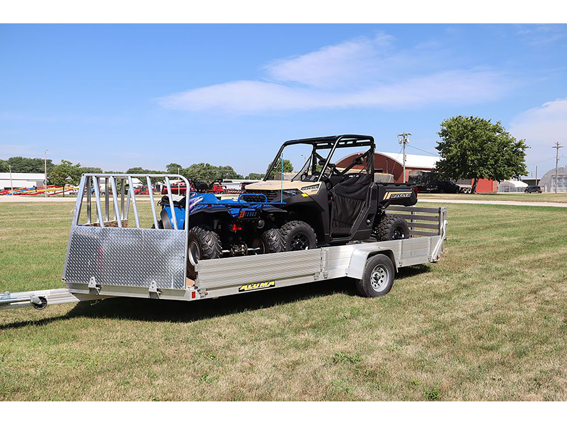 2025 ALUMA 81 Series Single Heavy Axle Utility Trailers Bi-fold Tailgate - 8112W-BT-SR in North Bend, Oregon - Photo 5
