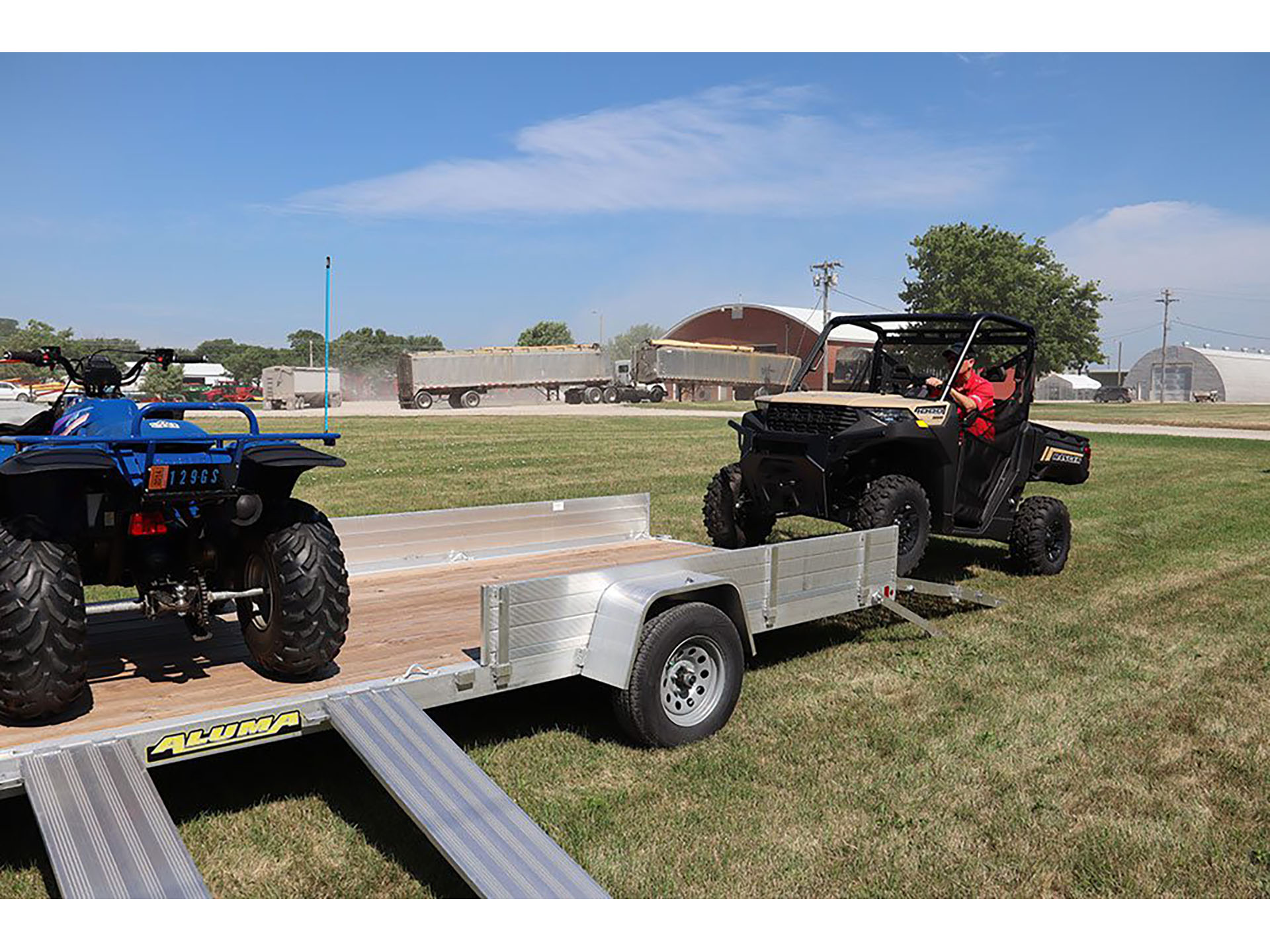 2025 ALUMA 81 Series Single Heavy Axle Utility Trailers Bi-fold Tailgate - 8112W-BT-SR in North Bend, Oregon - Photo 7