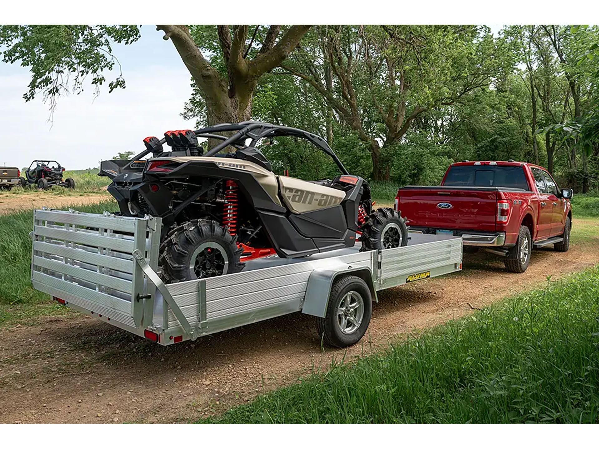 2025 ALUMA 81 Series Single Heavy Axle Utility Trailers Bi-fold Tailgate - 8112W-BT in North Bend, Oregon - Photo 4
