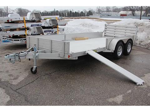 2025 ALUMA 81 Series Tandem Axle Utility Trailers Bi-fold Tailgate Side Ramp 241 in. in North Bend, Oregon - Photo 5