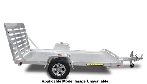 2025 ALUMA Single Axle Utility Trailers Bi-fold Tailgate - 6810
