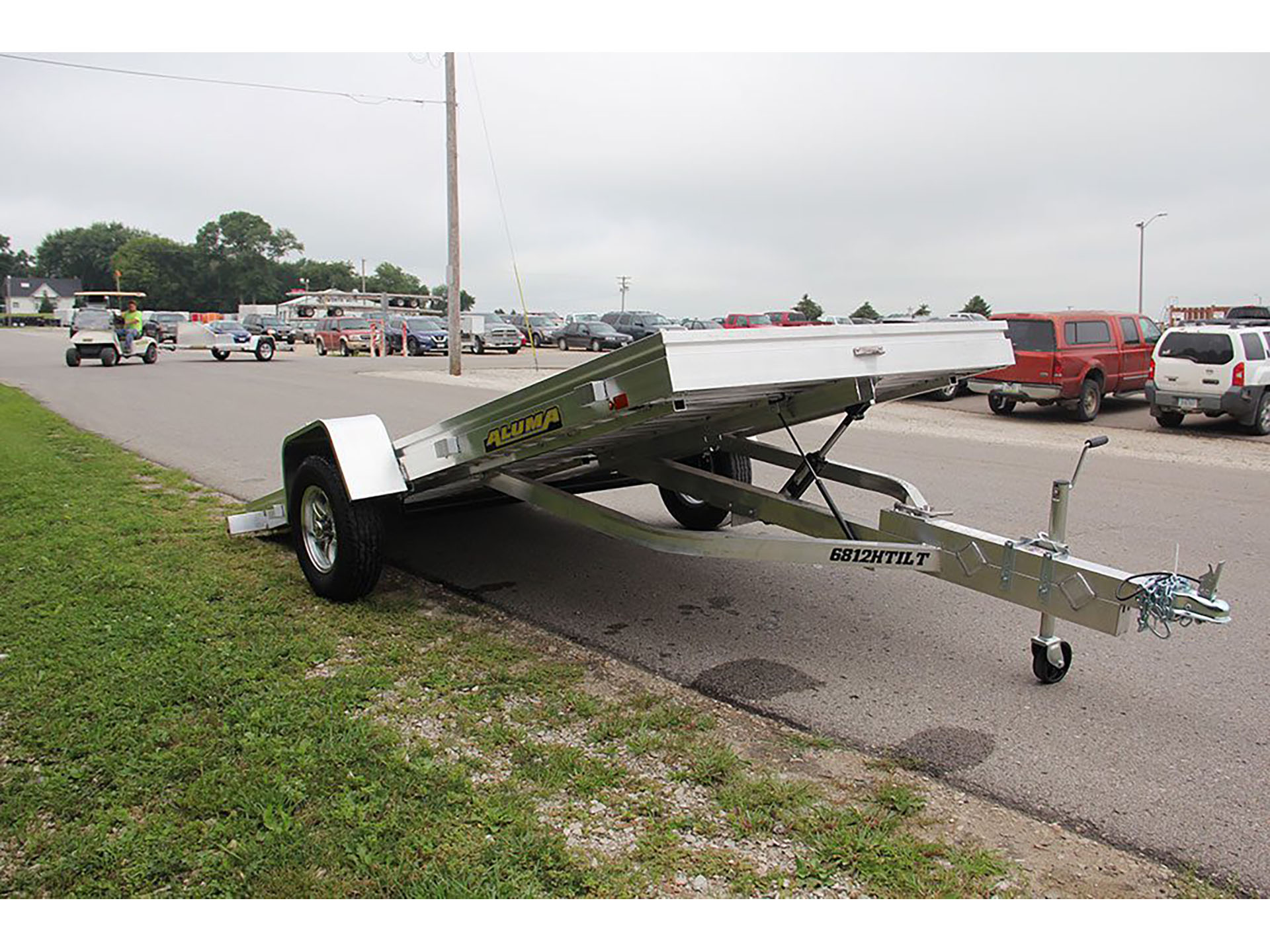 2025 ALUMA Single Heavy Axle Tilt Utility Trailers 150 in. in North Bend, Oregon - Photo 5
