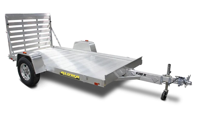 2025 ALUMA Single Heavy Axle Utility Trailers No Brakes - 6310H in North Bend, Oregon - Photo 1