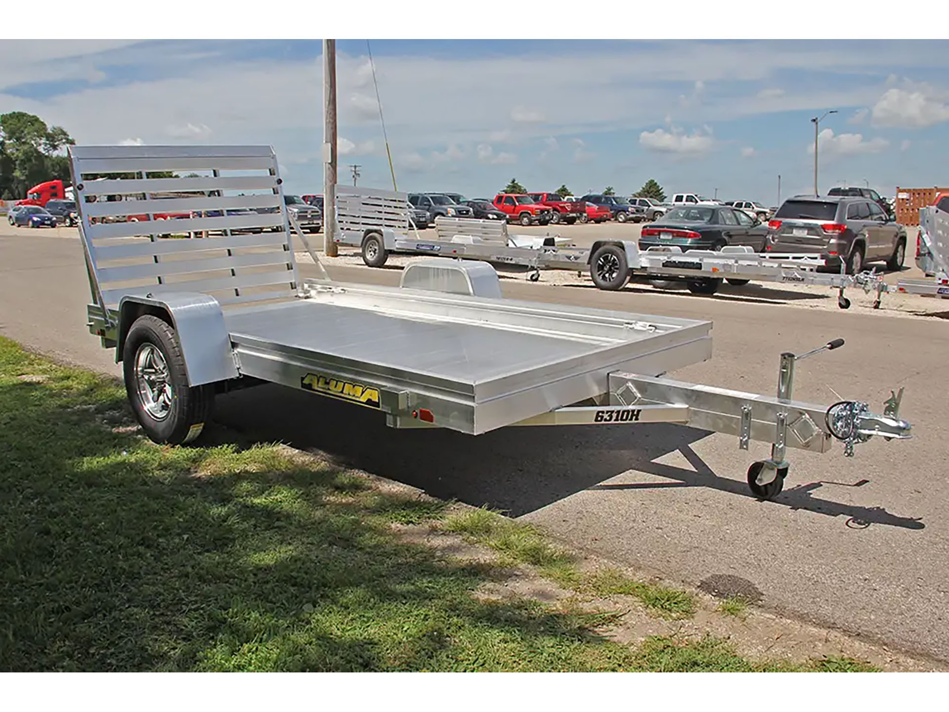 2025 ALUMA Single Heavy Axle Utility Trailers No Brakes - 6310H in North Bend, Oregon - Photo 6