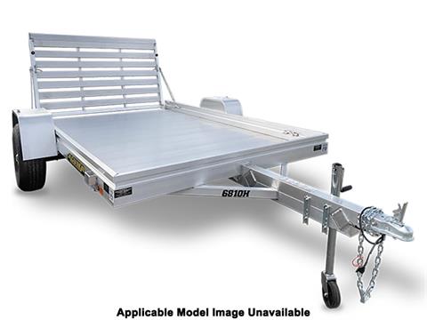2025 ALUMA Single Heavy Axle Utility Trailers No Brakes Bi-fold Tailgate - 6810H