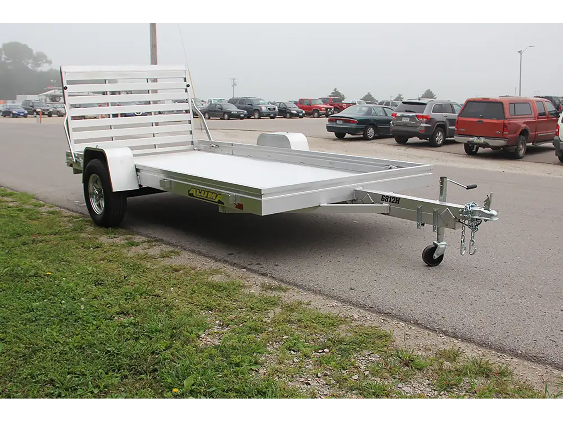 2025 ALUMA Single Heavy Axle Utility Trailers No Brakes Bi-fold Tailgate - 6812H in North Bend, Oregon - Photo 9