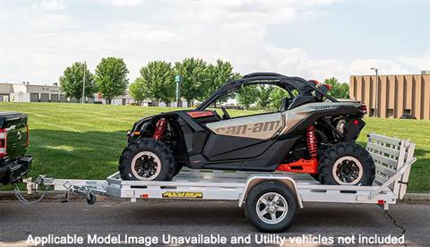 2025 ALUMA Single Heavy Axle Utility Trailers No Brakes Bi-fold Tailgate - 7710H