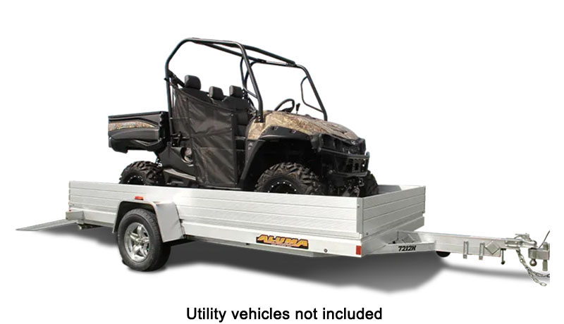 2025 ALUMA Single Heavy Axle Utility Trailers Slide Out Ramp in North Bend, Oregon