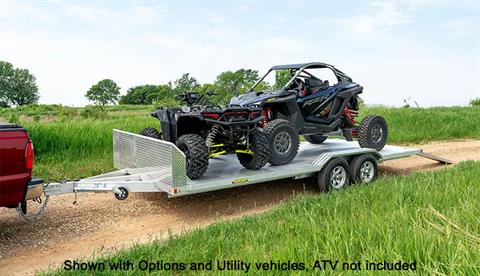 2026 ALUMA 8200 Heavy Wide Body Tandem Axle Trailer Drive Over Fenders 191 in.