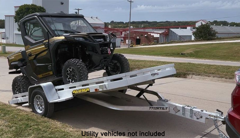 2026 ALUMA Heavy Tilt Utility Trailers 145 in. in North Bend, Oregon