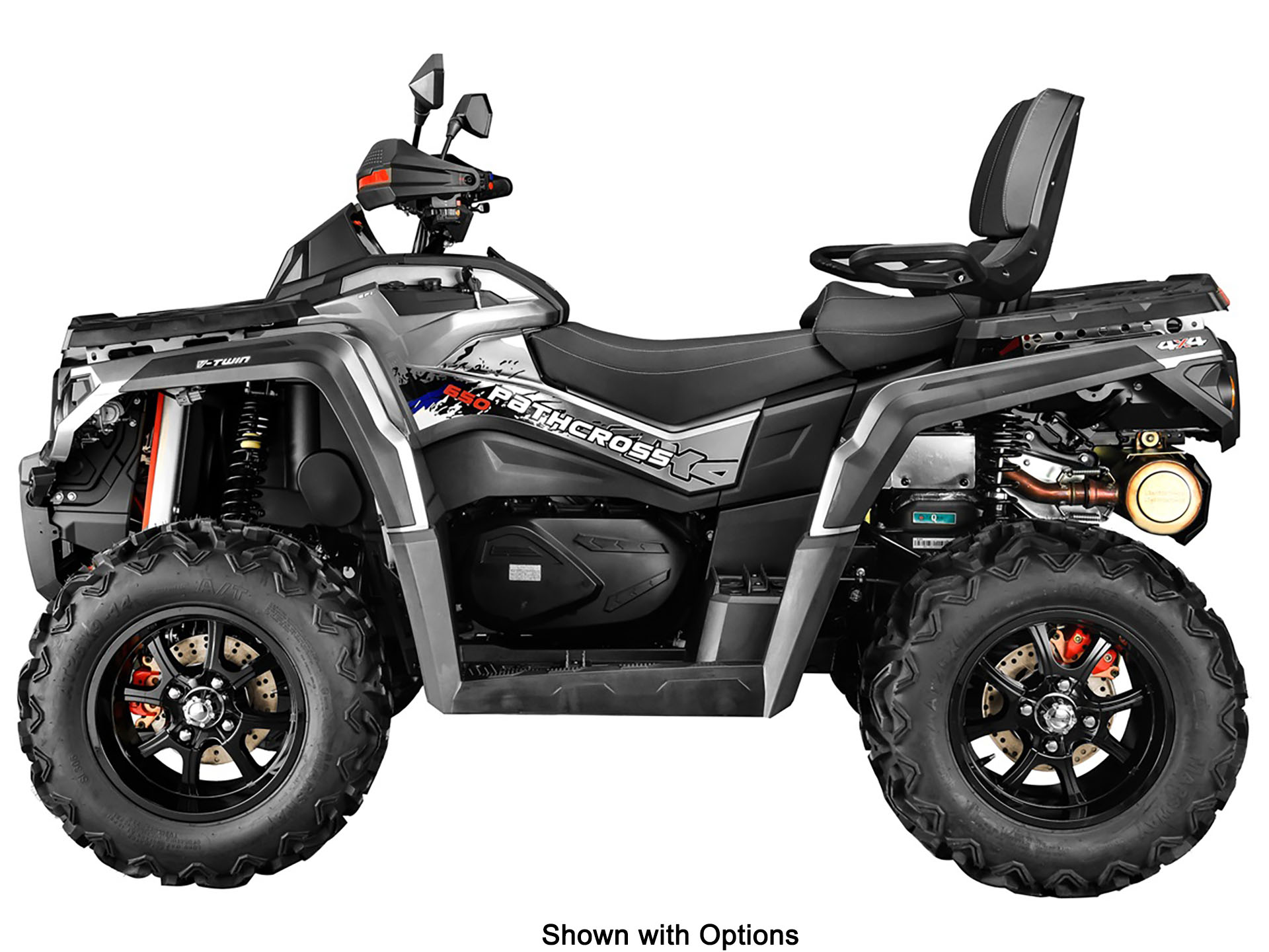 New 2025 AODES PathCross 650 L | ATVs in Kalispell MT | Titanium Grey