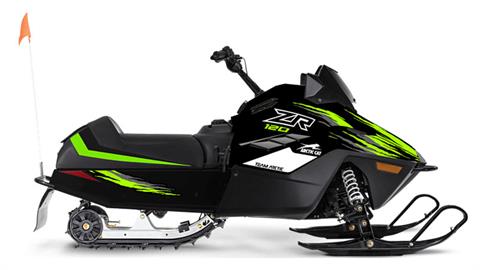 2024 Arctic Cat ZR 120 | New Snowmobiles for Sale in Osseo MN | Black /  Medium Green