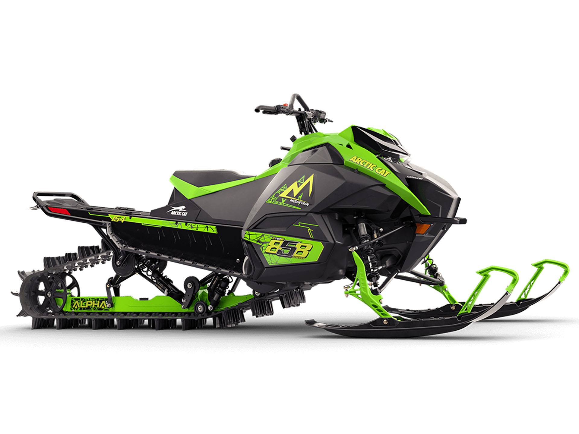 【送料無料】 858 M Cat Arctic 2025 Alpha New | 3.0 154 Pro Sno One スノーモービル