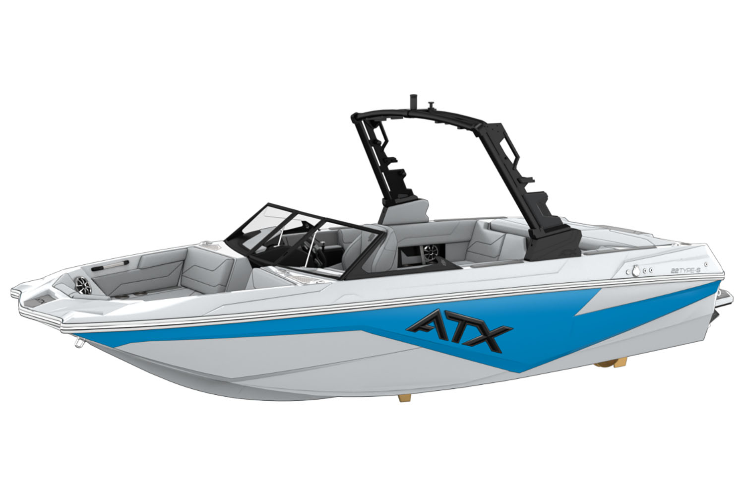 2025 ATX Surf Boats 22 Type-S in Paducah, Kentucky - Photo 6