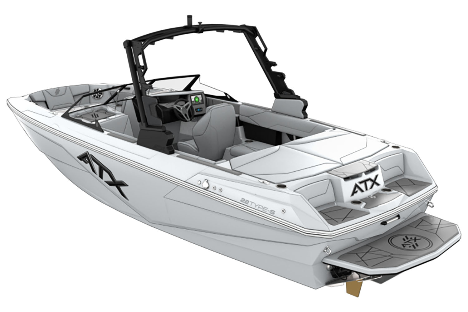 2025 ATX Surf Boats 22 Type-S in Paducah, Kentucky - Photo 8