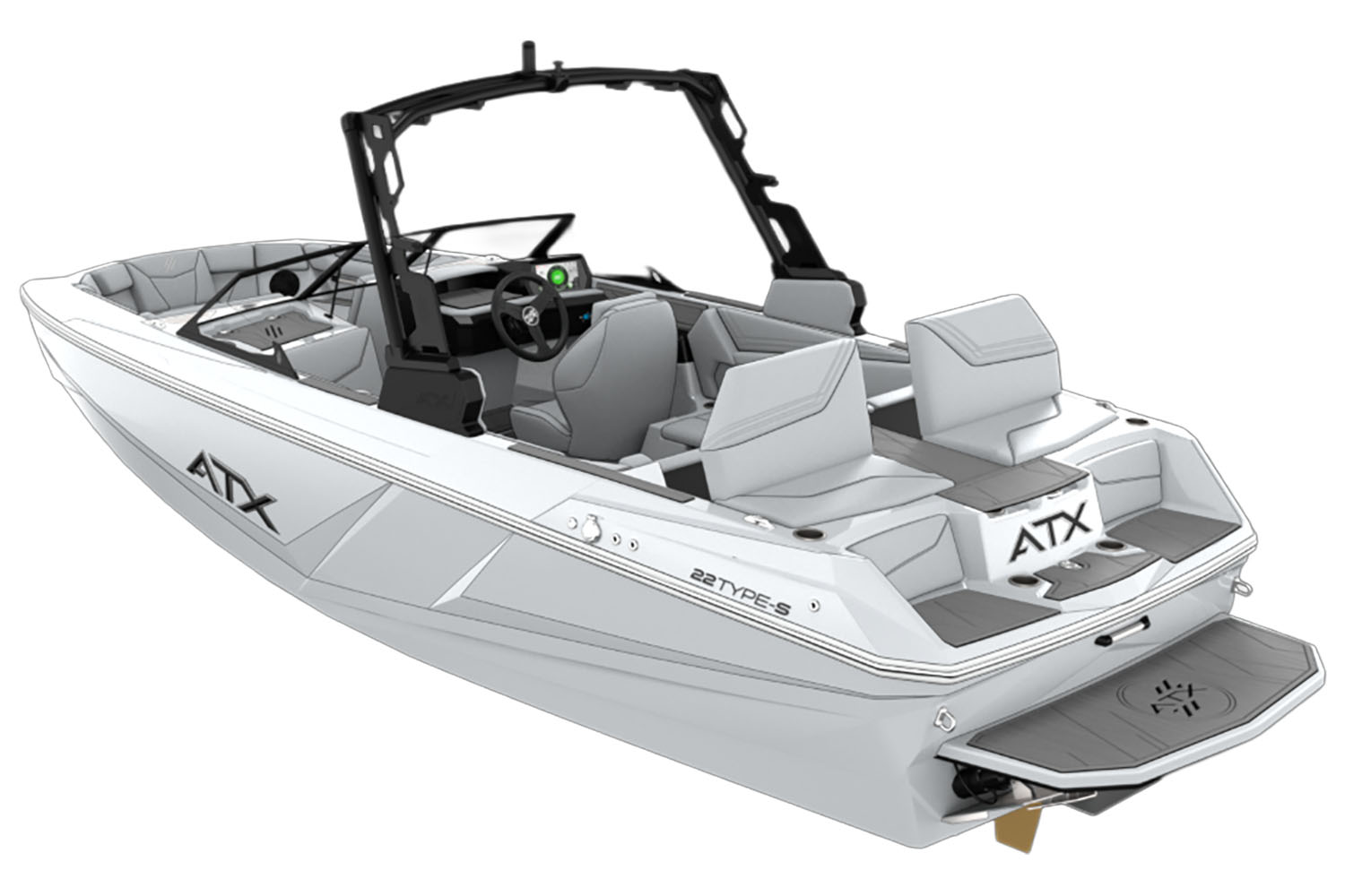 2026 ATX Surf Boats 22 Type-S in Paducah, Kentucky - Photo 9