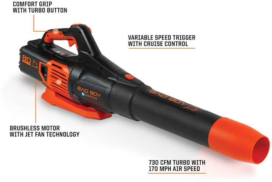 2026 Bad Boy Mowers 80V Handheld Blower (battery and charger included) in Saint Joseph, Minnesota - Photo 3