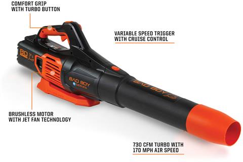2026 Bad Boy Mowers 80V Handheld Blower (battery and charger included) in Saint Joseph, Minnesota - Photo 3