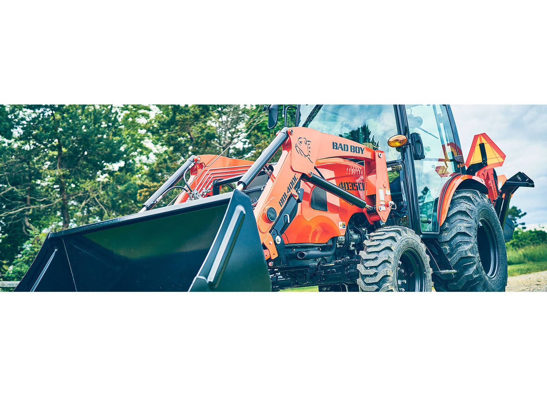 New 2025 Bad Boy Mowers 4035 Cab with Loader & Backhoe