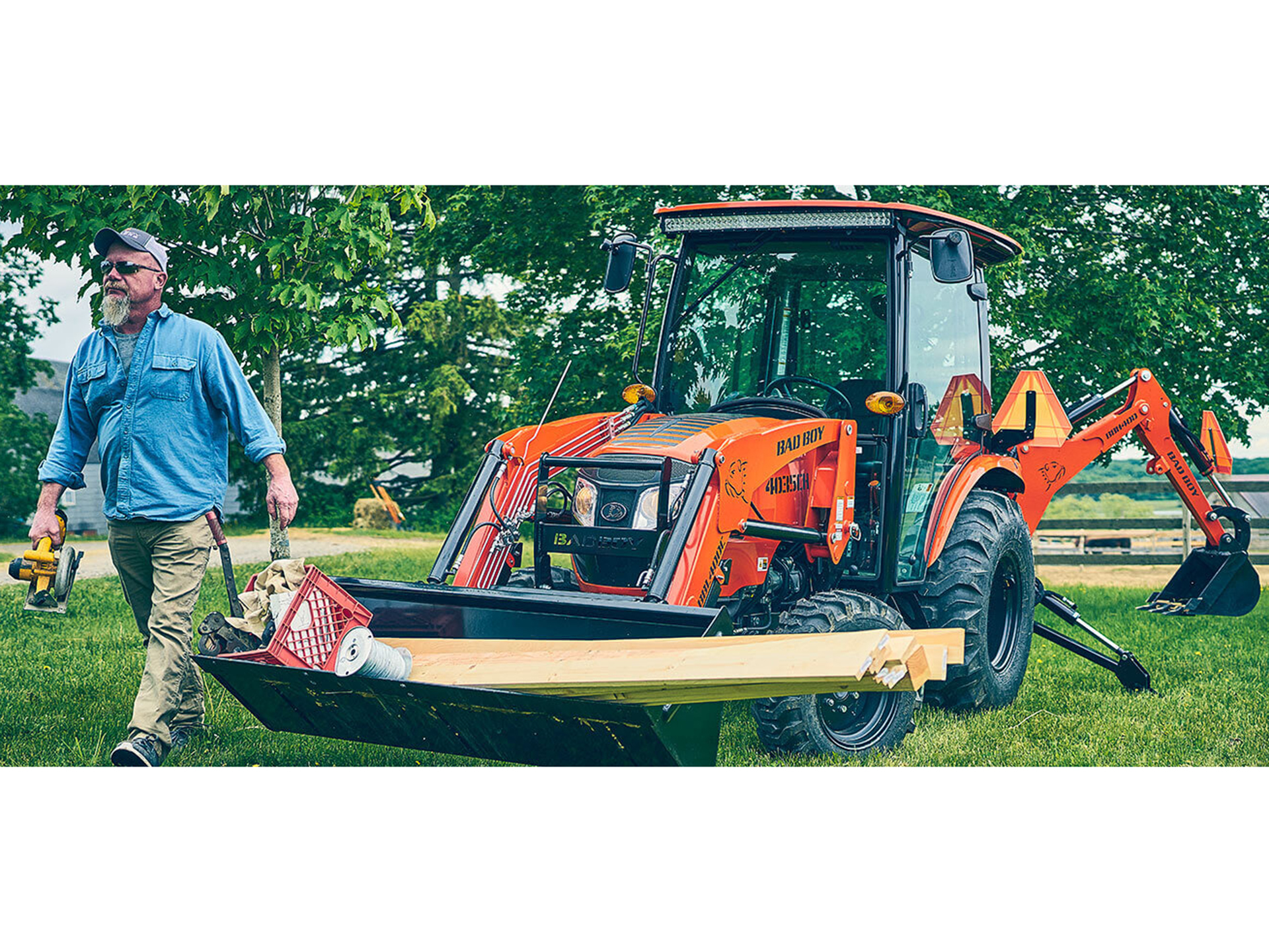 2025 Bad Boy Mowers 4035 Cab with Loader in Gaylord, Michigan - Photo 8