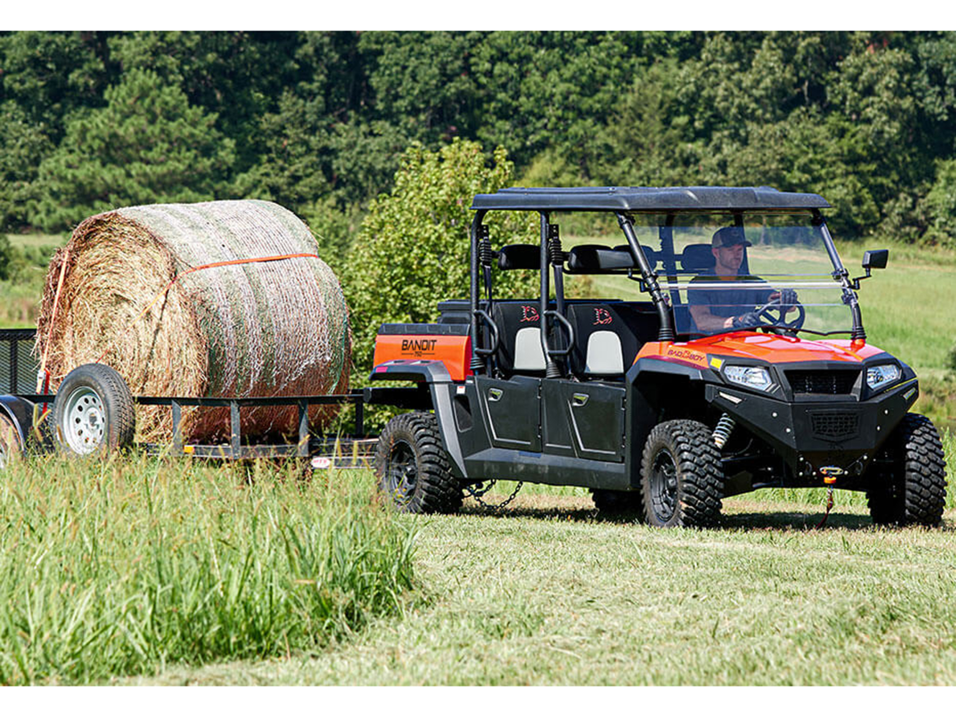 New 2025 Bad Boy Mowers Bandit 750 Crew Cab Bad Boy Orange