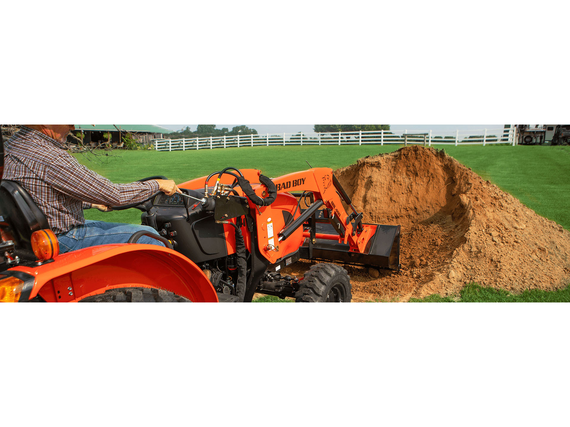 2026 Bad Boy Mowers 4025 with Loader & Backhoe in Topeka, Kansas - Photo 2