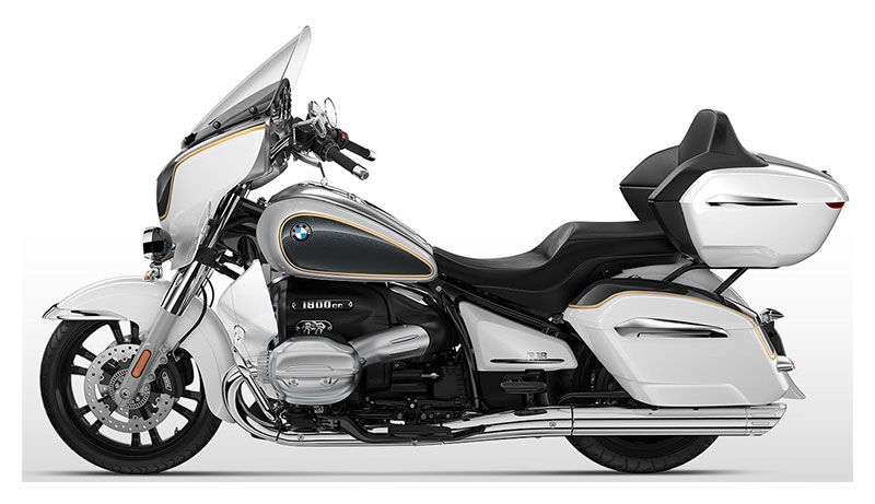 New 2023 BMW R 18 Transcontinental Option 719 Mineral White Metallic Motorcycles in Middletown OH
