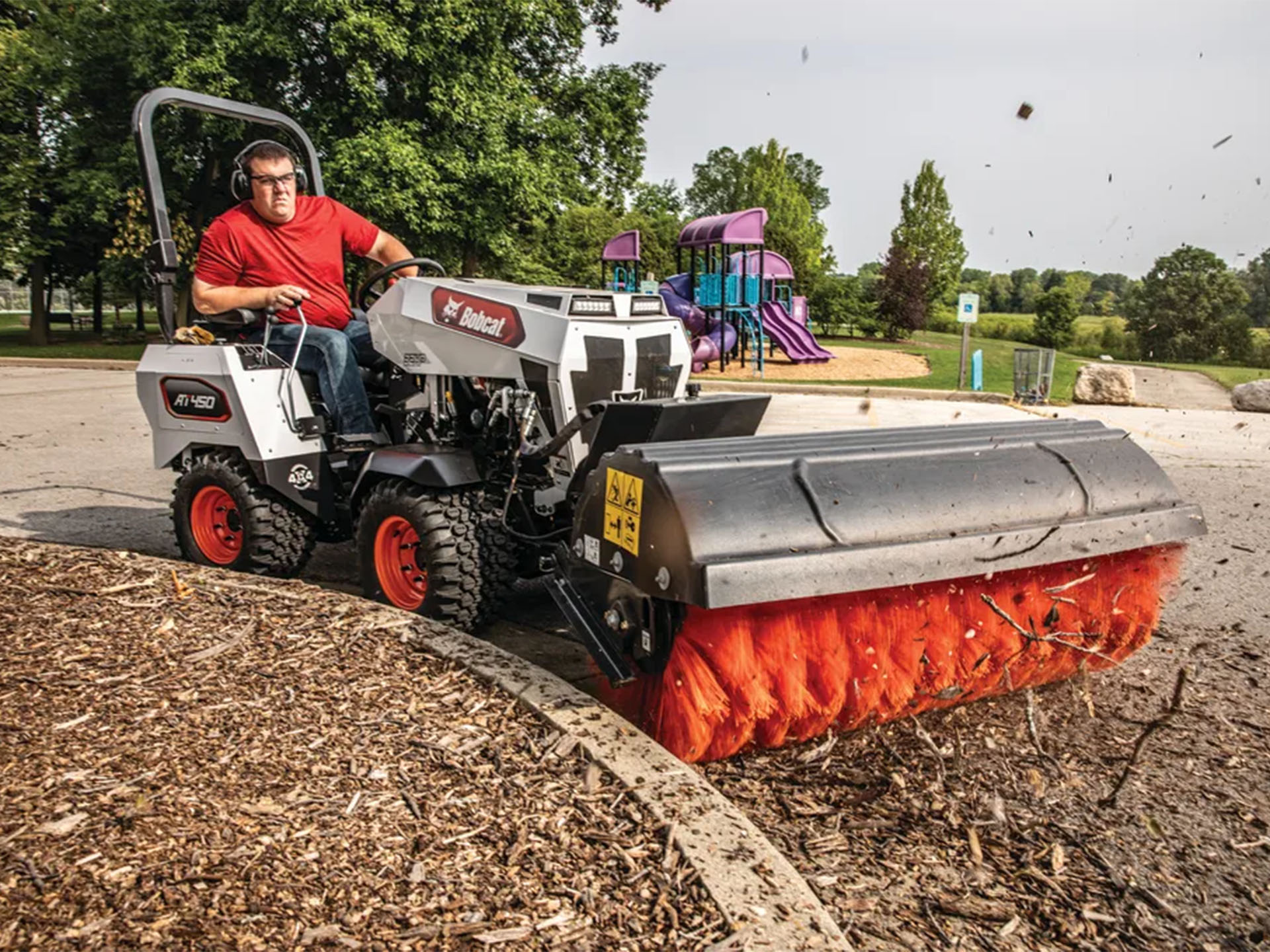 2025 Bobcat 52 in. Angle Broom - Articulating Tractors in Paso Robles, California - Photo 4