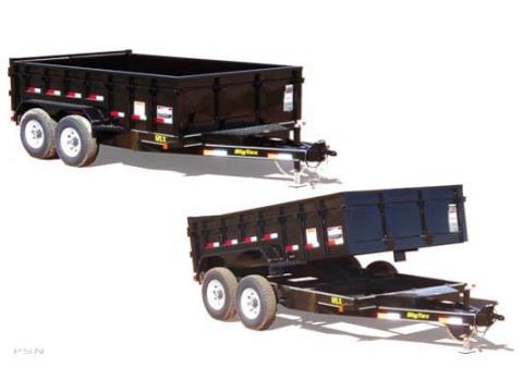2008 Big Tex Trailers 12LX-12 Tandem Axle Low Profile Extra Wide Dump Trailer in Lafayette, Indiana