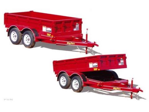 2008 Big Tex Trailers 70LP-10 Tandem Axle Low Profile Dump Trailer in Lafayette, Indiana