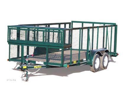 2008 Big Tex Trailers 70LR-14 Tandem Axle Landscape Trailer in Lafayette, Indiana