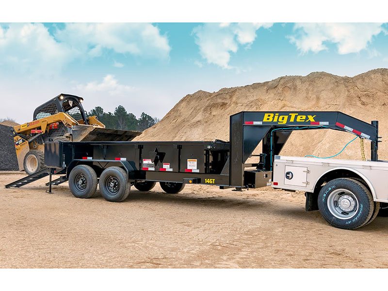 2024 Big Tex Trailers 14GT Heavy Duty Telescopic Gooseneck Dump Trailers 14 ft. in Hollister, California - Photo 6