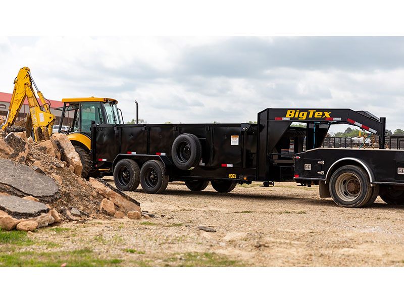 2024 Big Tex Trailers 20GX Mega Duty Tandem Axle Gooseneck Dump Trailers in Hollister, California - Photo 6