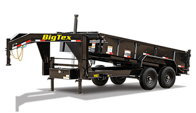 2025 Big Tex Trailers 14GT Heavy Duty Telescopic Gooseneck Dump Trailers 16 ft. in Hollister, California - Photo 1