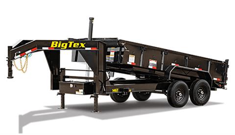 2025 Big Tex Trailers 14GT Heavy Duty Telescopic Gooseneck Dump Trailers 16 ft.