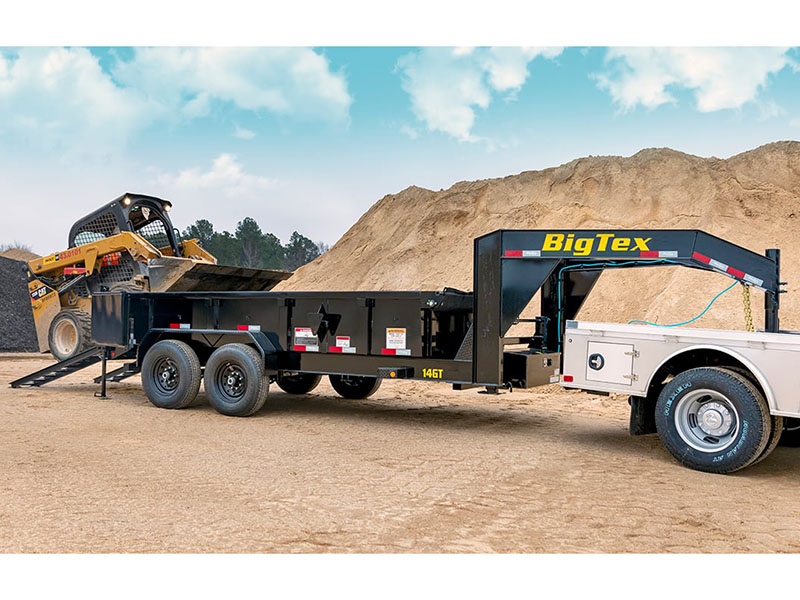 2025 Big Tex Trailers 14GT Heavy Duty Telescopic Gooseneck Dump Trailers 16 ft. in Hollister, California - Photo 5