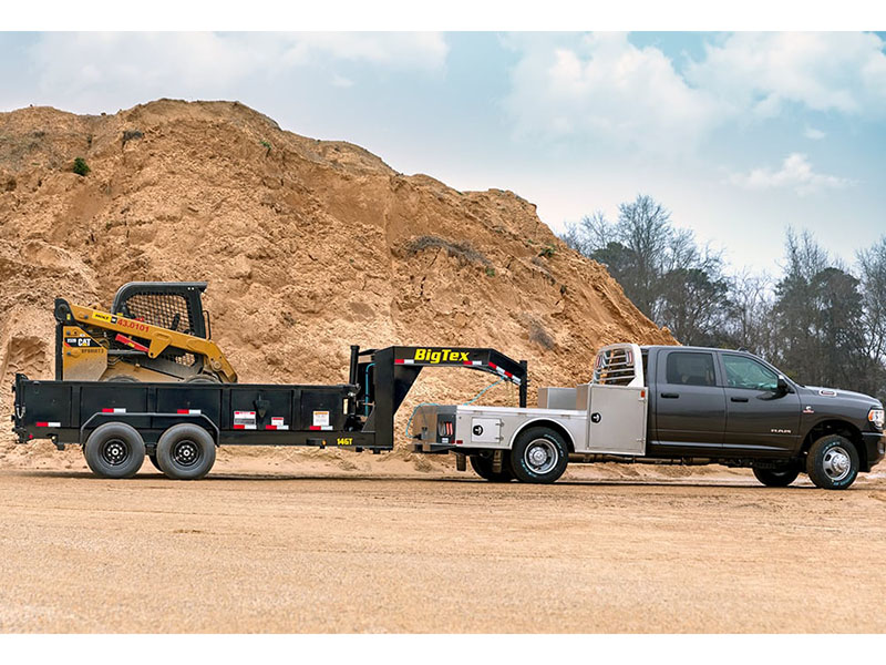 2025 Big Tex Trailers 14GT Heavy Duty Telescopic Gooseneck Dump Trailers 16 ft. in Hollister, California - Photo 6