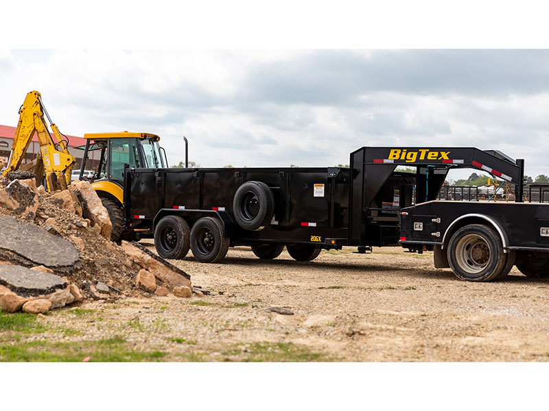 2025 Big Tex Trailers 20GX Mega Duty Tandem Axle Gooseneck Dump Trailers in Hollister, California - Photo 5