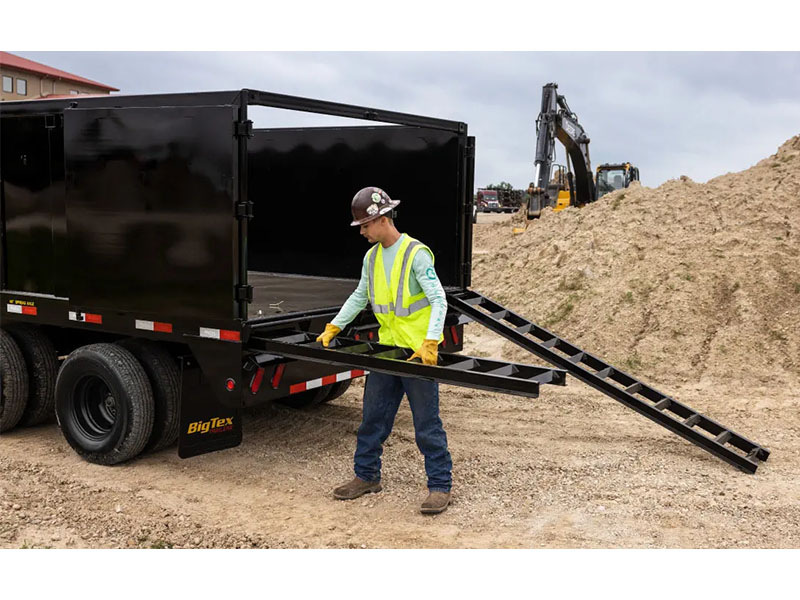 2025 Big Tex Trailers 25DU Tandem Dual Gooseneck Dump Trailers in Hollister, California - Photo 2
